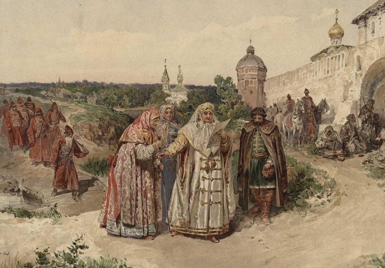 Костюм знатной женщины XVI–XVII веков