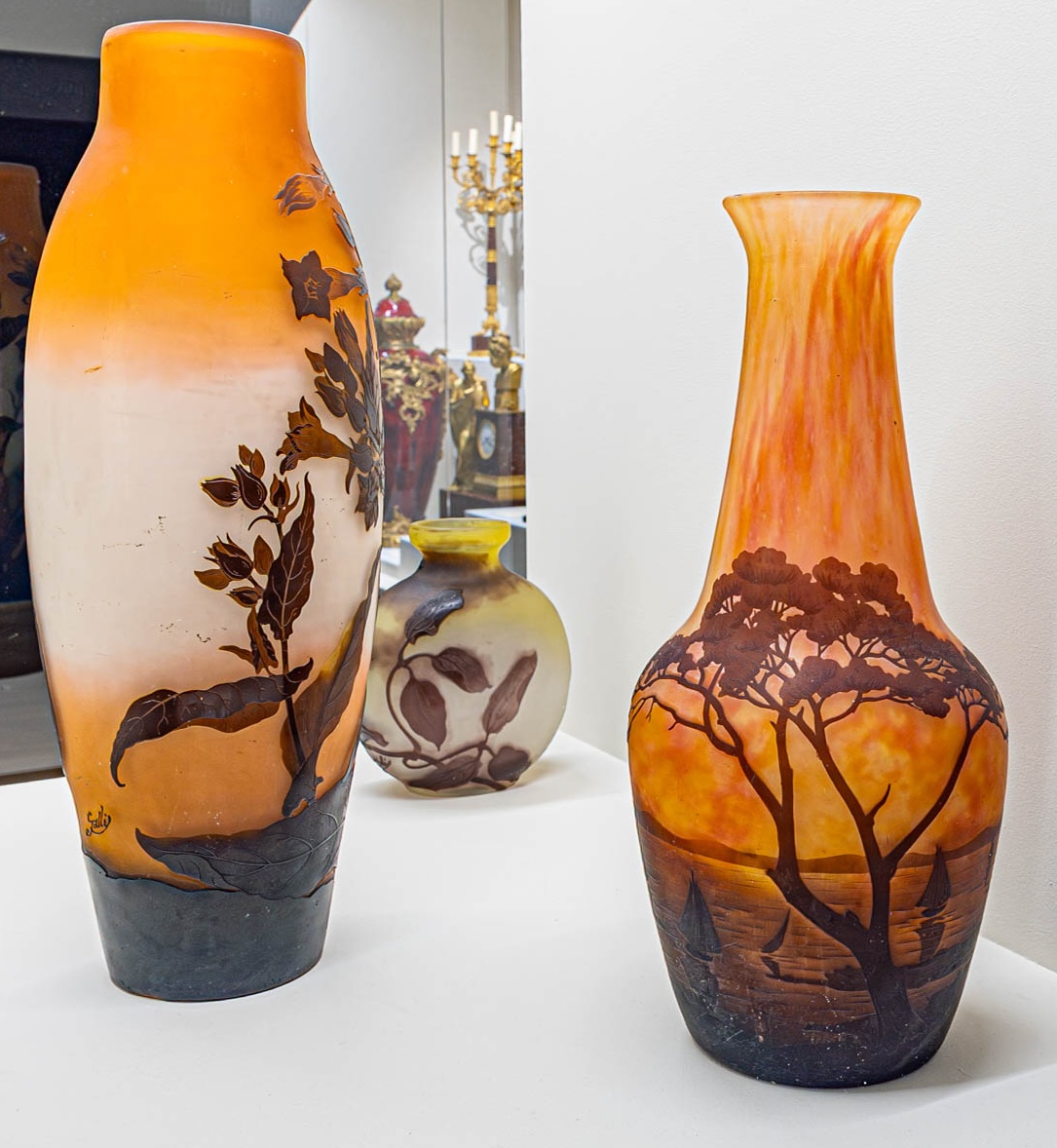 Мастер-класс «Пейзаж в цветах заката. Роспись стеклянной вазы»